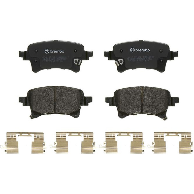 BREMBO Bremsbelagsatz, Scheibenbremse P 37 029 BREMBO Bremsbelagsatz, Scheibenbremse P 37 029