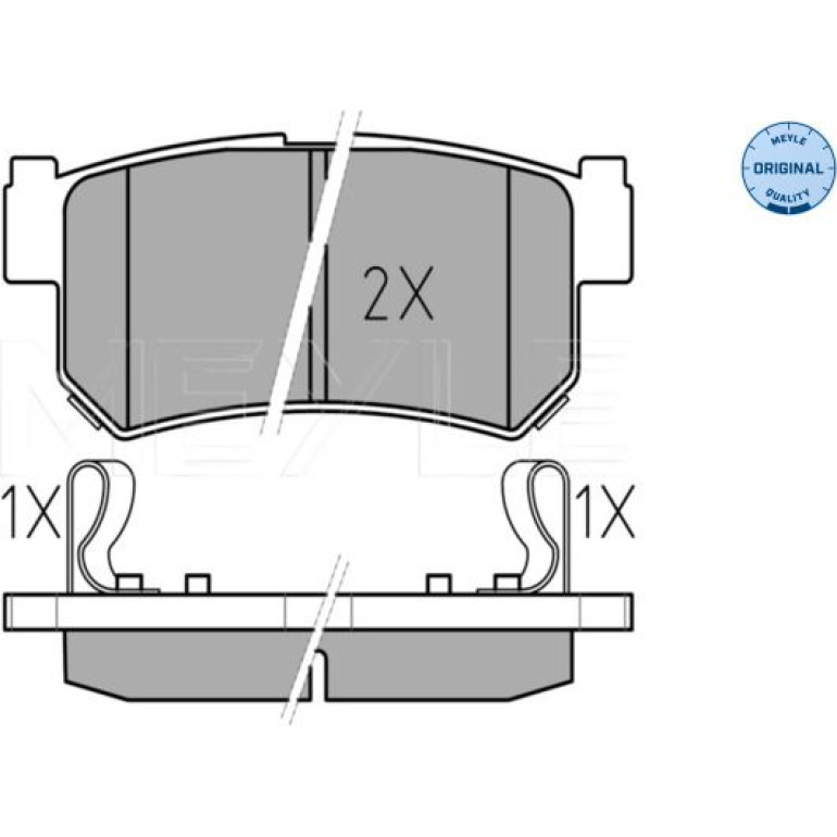 Bremsbelagsatz Ssangyong T. Kyron/Rexton 02- Mit Sensor 025 236 7315/W Bremsbelagsatz Ssangyong T. Kyron/Rexton 02- Mit Sensor 025 236 7315/W
