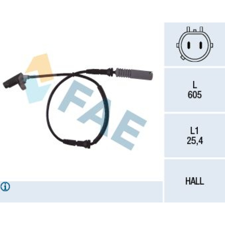 FAE Sensor, Raddrehzahl 78042 FAE Sensor, Raddrehzahl 78042