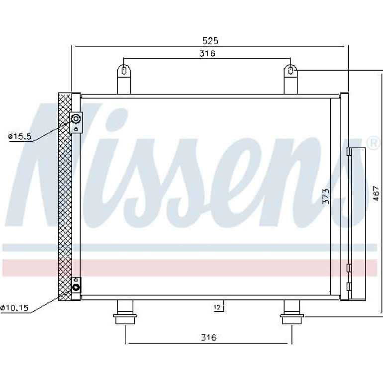 Kondensator PKW 940356 Kondensator PKW 940356