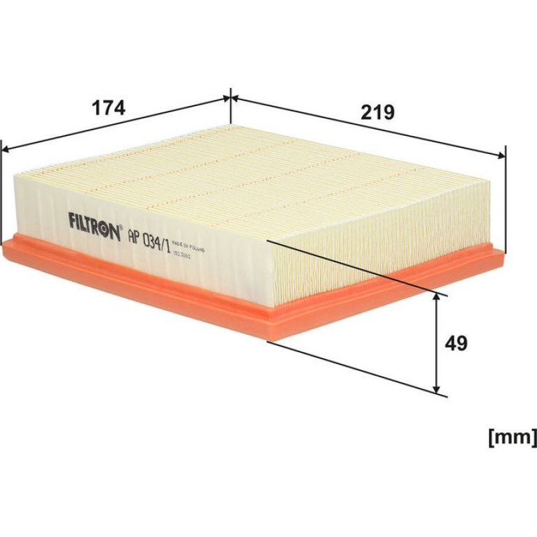 FILTRON Luftfilter AP 034/1 FILTRON Luftfilter AP 034/1