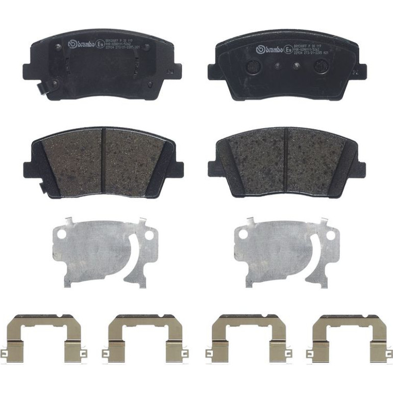 BREMBO Bremsklötze VA P 30 119 BREMBO Bremsklötze VA P 30 119