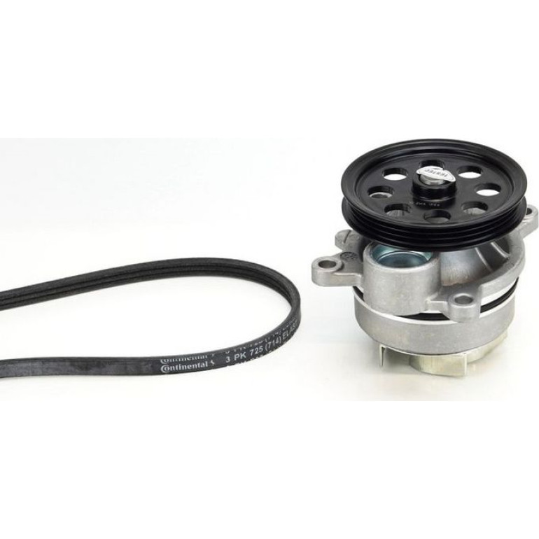 CONTINENTAL CTAM Wasserpumpe + Keilrippenriemensatz 3PK725 ELAST WP1 CONTINENTAL CTAM Wasserpumpe + Keilrippenriemensatz 3PK725 ELAST WP1