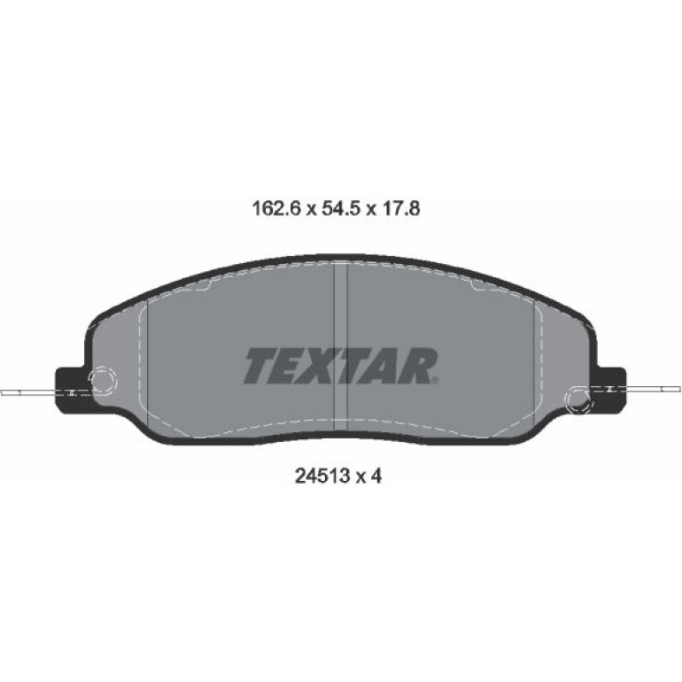 Bremsbelagsatz Ford P. Mustang 04 2451301 Bremsbelagsatz Ford P. Mustang 04 2451301