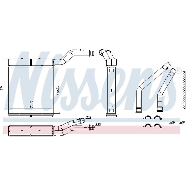 Heizkühler PKW 71770 Heizkühler PKW 71770
