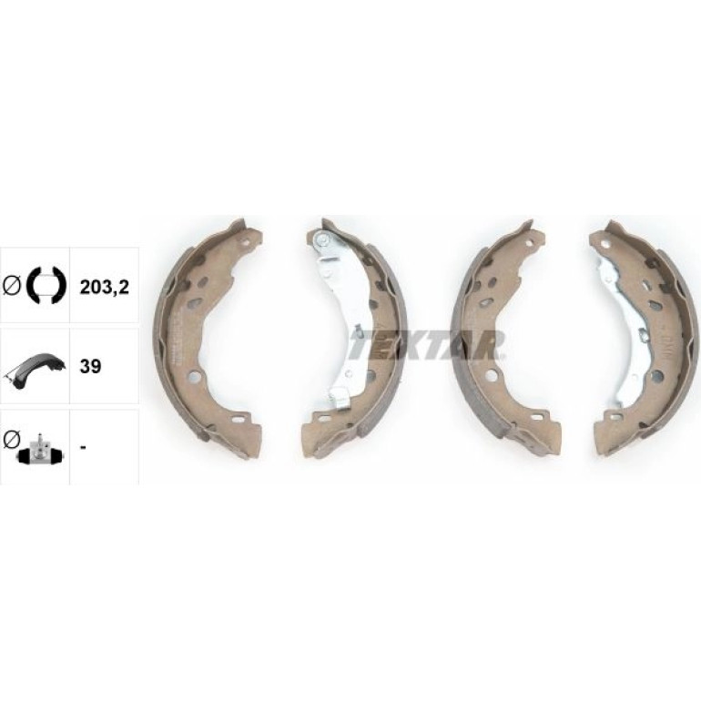 Bremsbacken Citroen C3/Ds3 09-/208/301 91077200 Bremsbacken Citroen C3/Ds3 09-/208/301 91077200