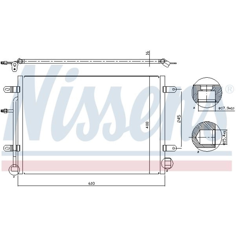 Kondensator PKW 94851 Kondensator PKW 94851