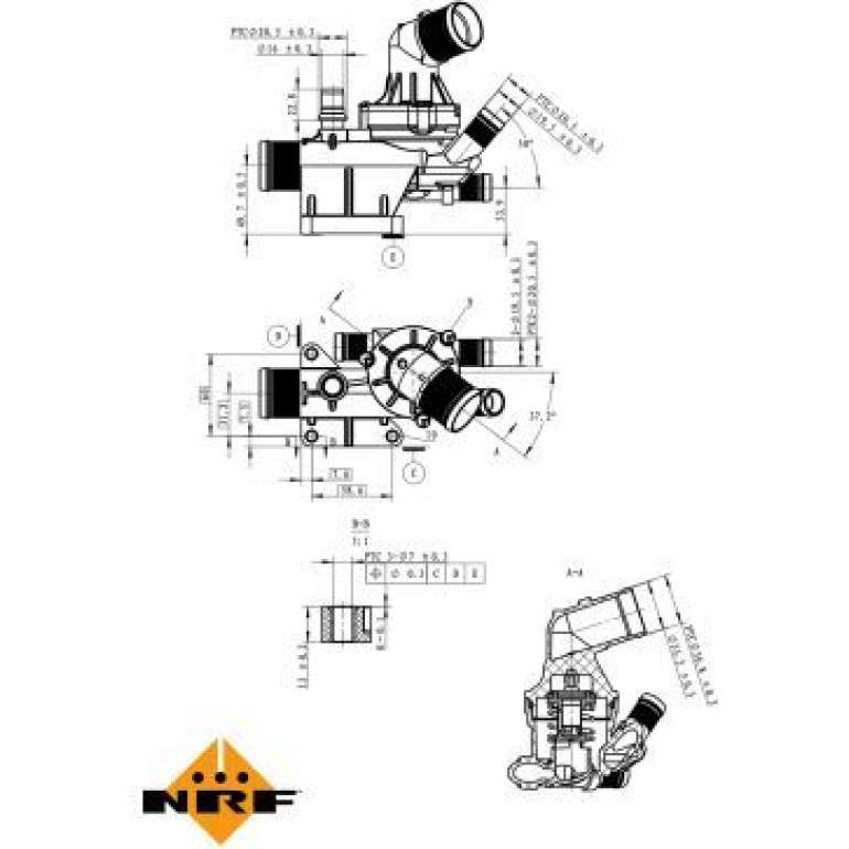 Thermostat, Kühlmittel 725019 Thermostat, Kühlmittel 725019