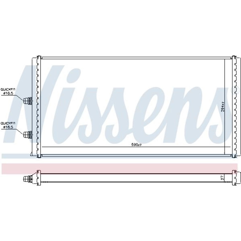 Wasserkühler PKW 606517 Wasserkühler PKW 606517