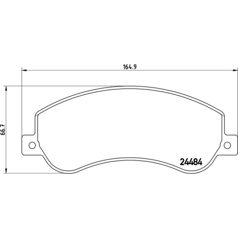 BREMBO Bremsklötze VA P 85 115 BREMBO Bremsklötze VA P 85 115