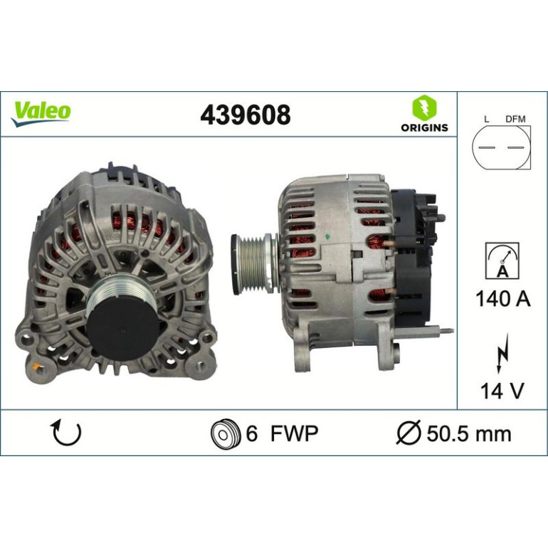 VALEO Generator 439608 VALEO Generator 439608