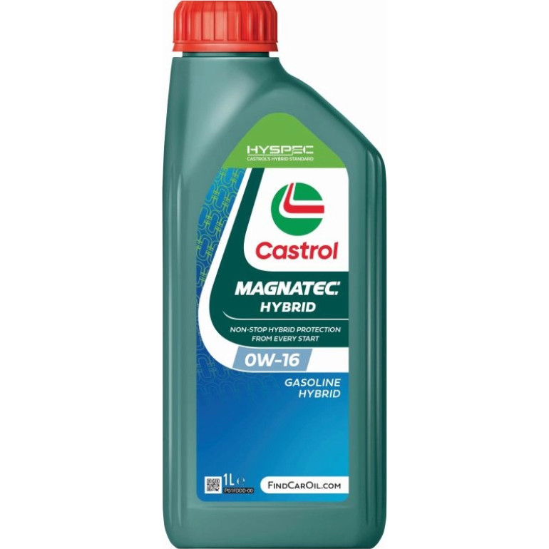 Castrol Magnatec Hybrid 0W-16 1 Liter 15F2C2 Castrol Magnatec Hybrid 0W-16 1 Liter 15F2C2