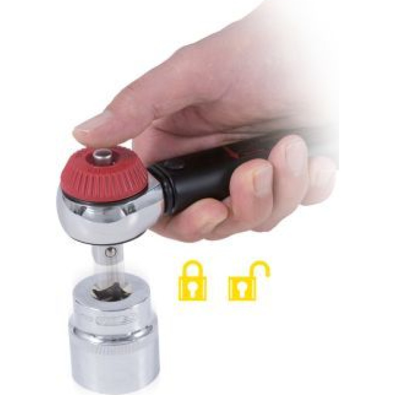 KS TOOLS Drehmomentschlüssel 1/2 ERGOTORQUE®precision, 20-200 Nm, mit Ratschenkopf mit Drehradschaltung 516.6042 KS TOOLS Drehmomentschlüssel 1/2 ERGOTORQUE®precision, 20-200 Nm, mit Ratschenkopf mit Drehradschaltung 516.6042