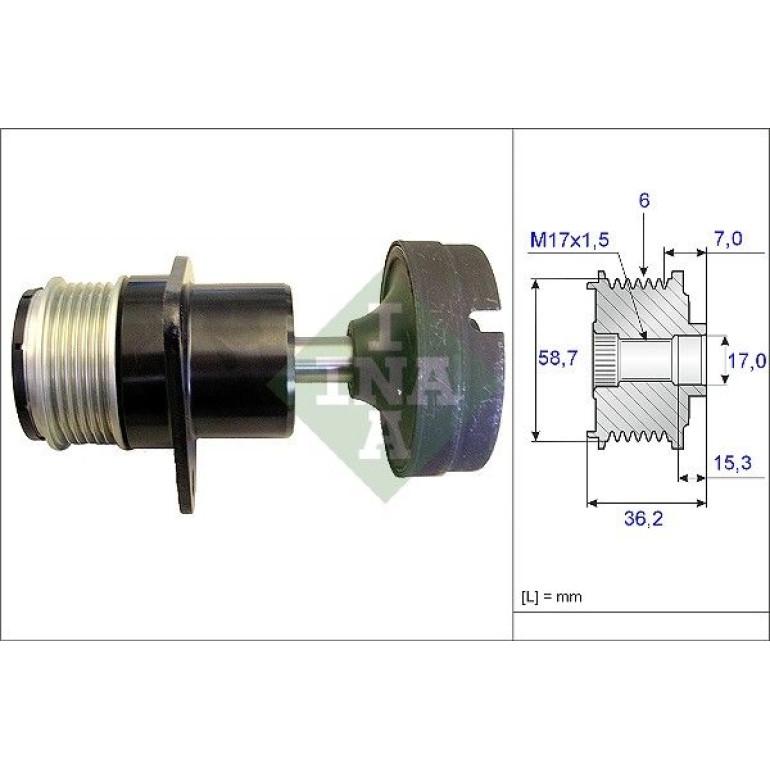 Generatorfreilauf 535 0157 10 Generatorfreilauf 535 0157 10