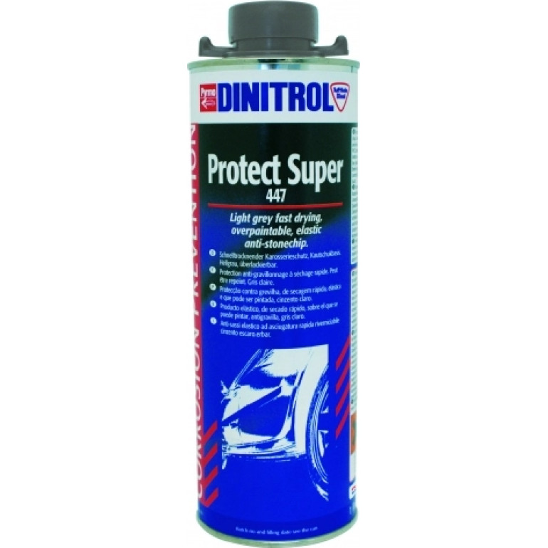 DINITROL 447 Protect Super Steinschlagschutz Hellgrau 1 Liter Saugdose 1102410