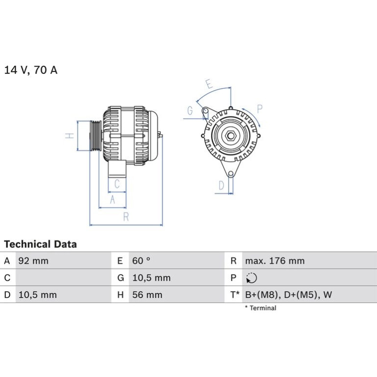 Lichtmaschine 0 986 036 820 Lichtmaschine 0 986 036 820