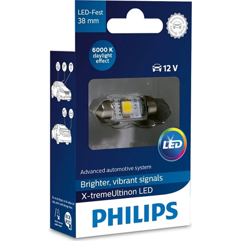 Festoon T10,5x38 LED 24V/1W 6000K 39718530 Festoon T10,5x38 LED 24V/1W 6000K 39718530