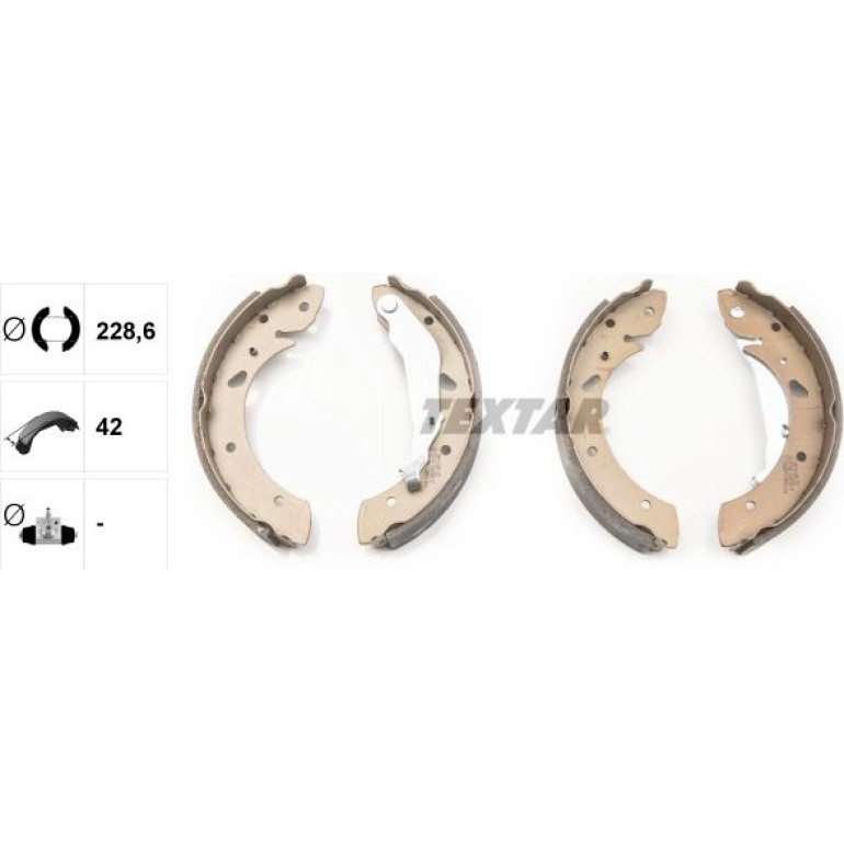 Bremsbacken Honda Accord 1.6 98-02 91055200 Bremsbacken Honda Accord 1.6 98-02 91055200