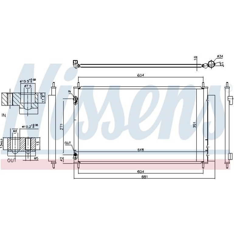Kondensator PKW 940489 Kondensator PKW 940489