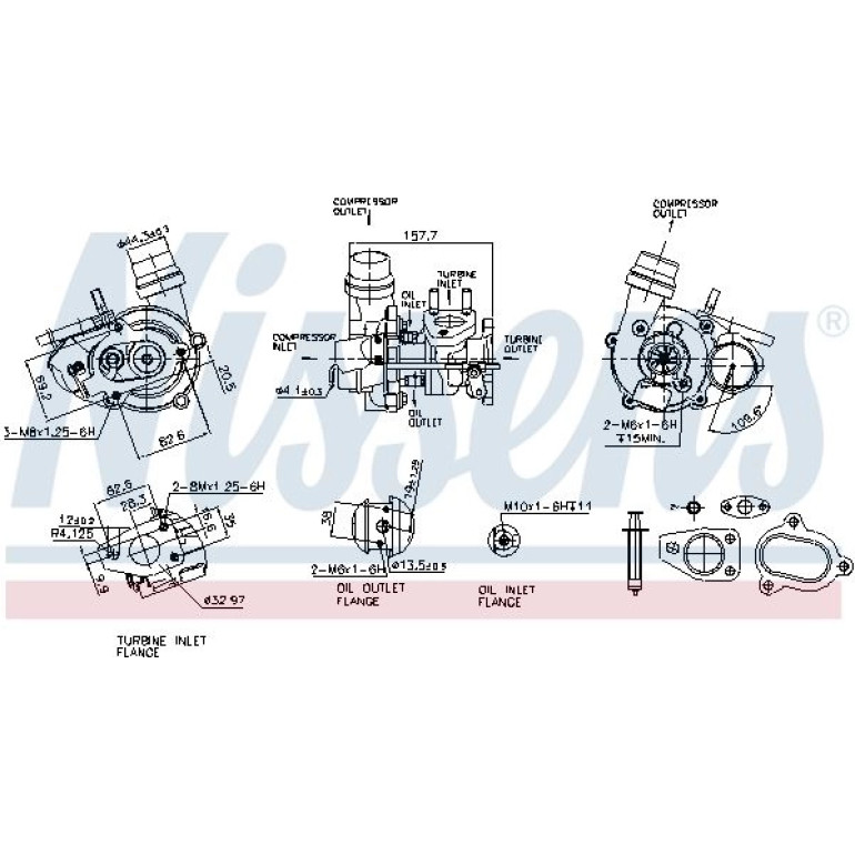 NISSENS Turbolader 93275 NISSENS Turbolader 93275