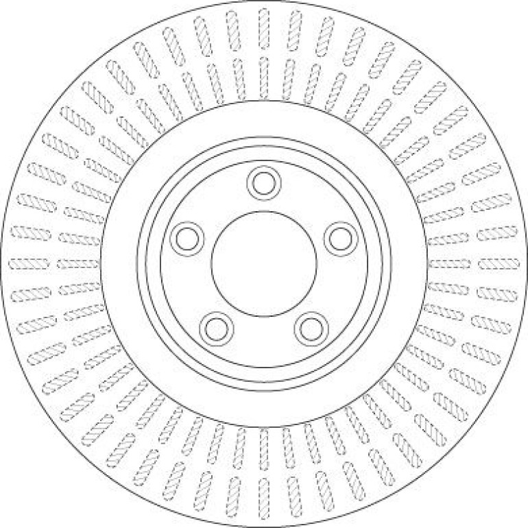 52 481 038 Bremsscheibe VA DF6146S 52 481 038 Bremsscheibe VA DF6146S