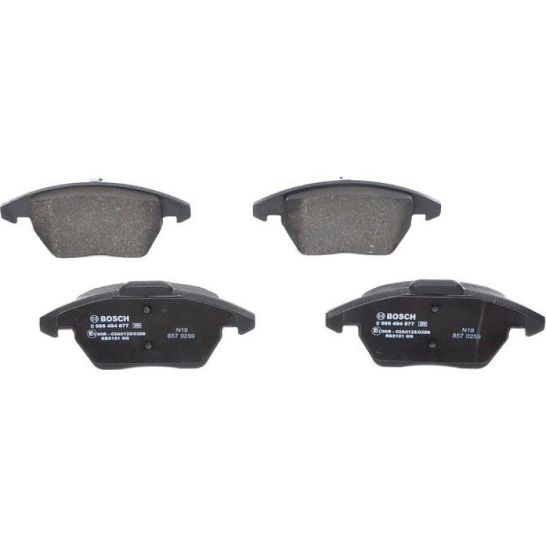 Bosch Bremsbelagsatz Premium 0 986 494 877