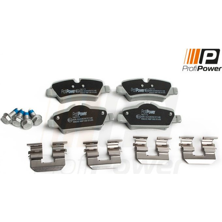 PROFIPOWER Bremsbelagsatz, Scheibenbremse 1B2173 PROFIPOWER Bremsbelagsatz, Scheibenbremse 1B2173