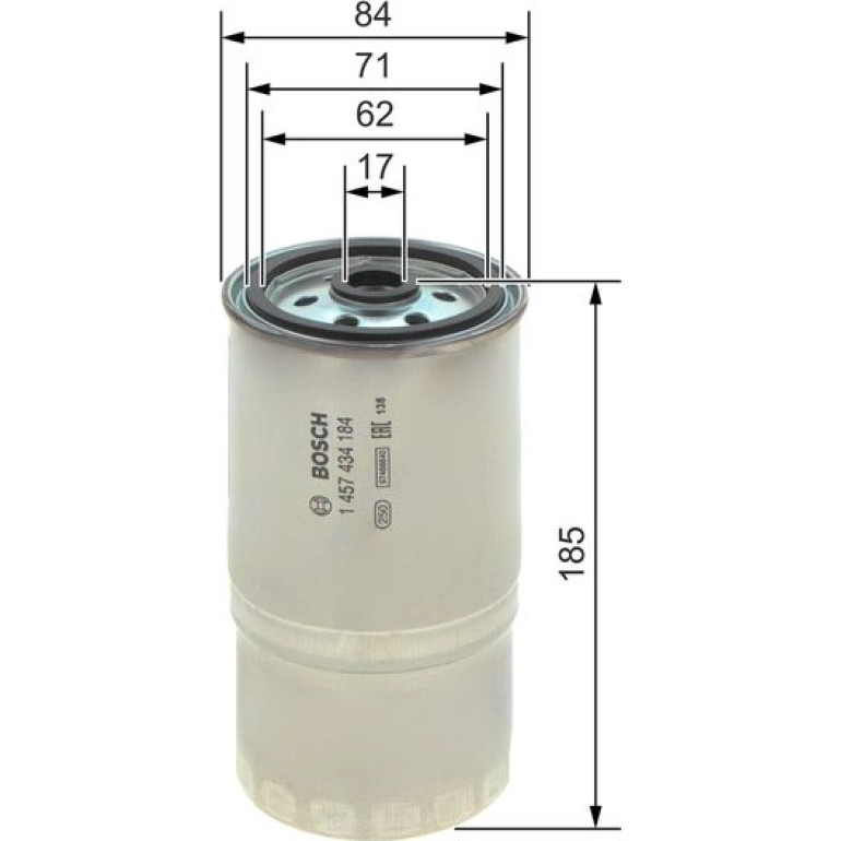 Kraftstofffilter 1457434184 Kraftstofffilter 1457434184