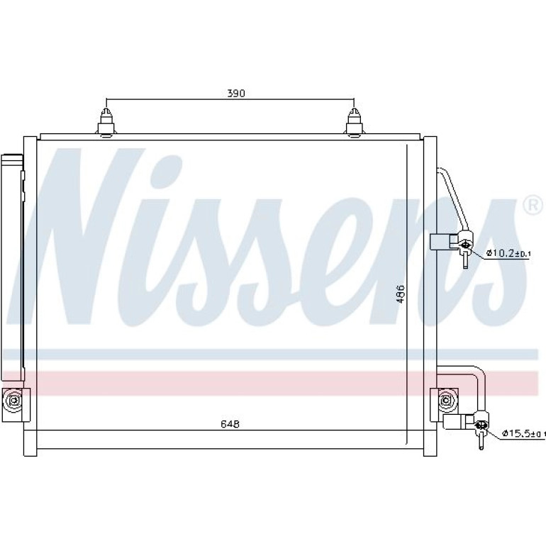 Kondensator PKW 940166 Kondensator PKW 940166