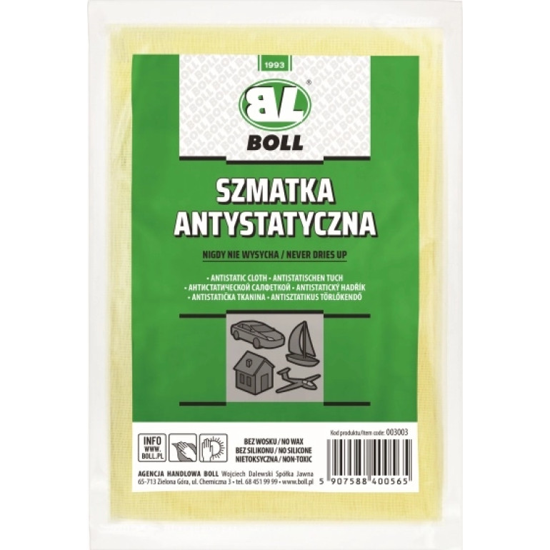 Boll Antistatisches Tuch 80cm x 50cm 003003 Boll Antistatisches Tuch 80cm x 50cm 003003