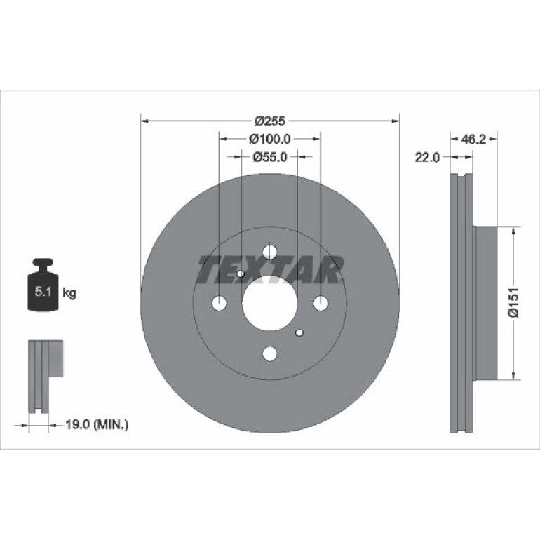 Bremsscheibe 92344803 Bremsscheibe 92344803