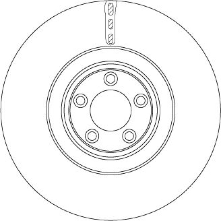 52 481 054 Bremsscheibe VA DF6651S 52 481 054 Bremsscheibe VA DF6651S