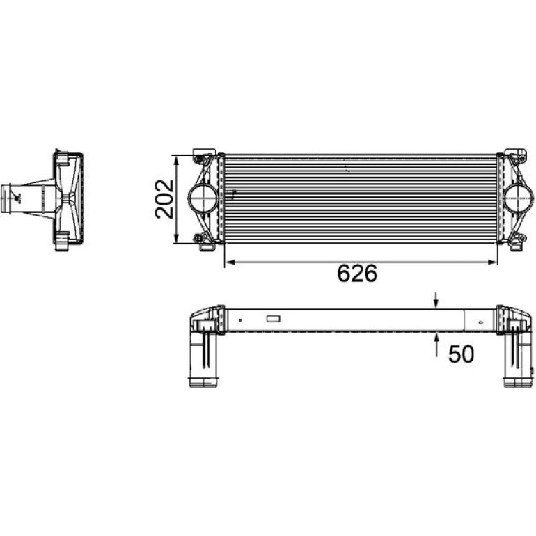 Ladeluftkühler CI 254 000P Ladeluftkühler CI 254 000P