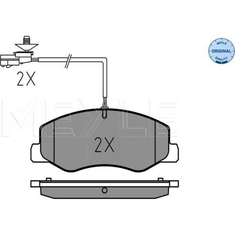 Bremsbelagsatz Renault T. Master 10- Mit Sensor 025 251 7218/W Bremsbelagsatz Renault T. Master 10- Mit Sensor 025 251 7218/W