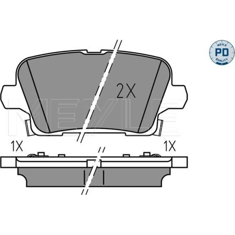 Bremsbelagsatz, Scheibenbremse 025 221 2317/PD Bremsbelagsatz, Scheibenbremse 025 221 2317/PD