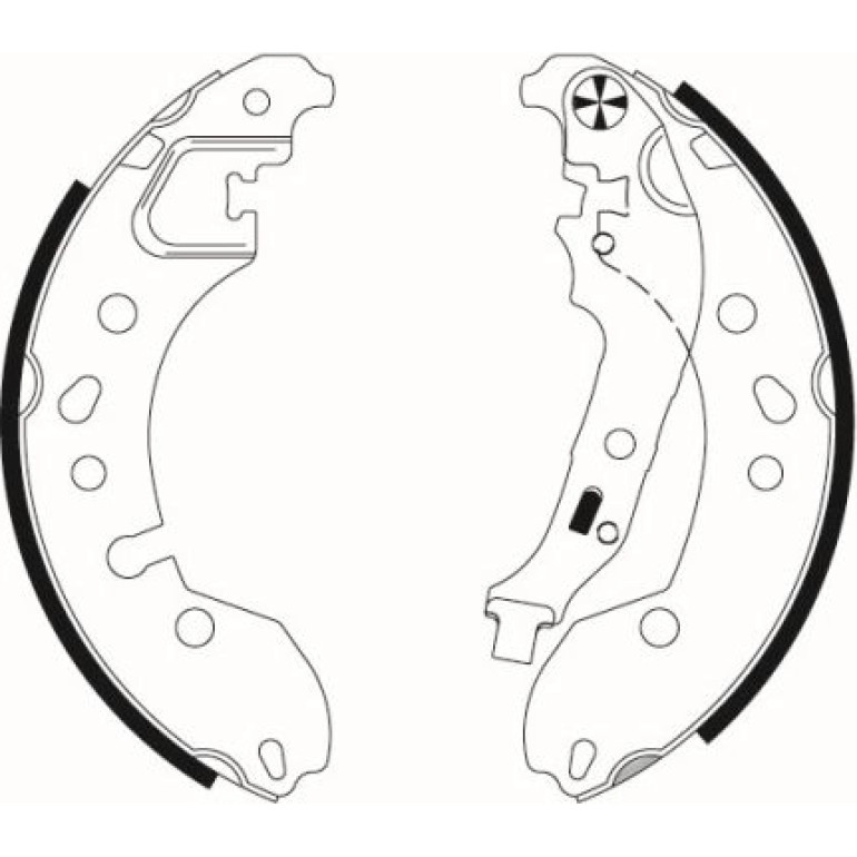 Bremsbacken Renault Twingo 1.2/1.5 Dci 07 91080700