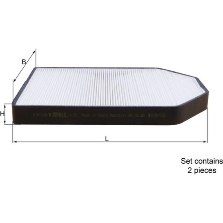 MAHLE Filter, Innenraumluft LA 51/S MAHLE Filter, Innenraumluft LA 51/S