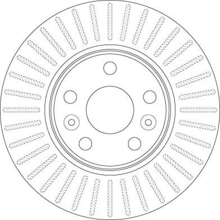 72 481 048 Bremsscheibe VA DF6448 72 481 048 Bremsscheibe VA DF6448