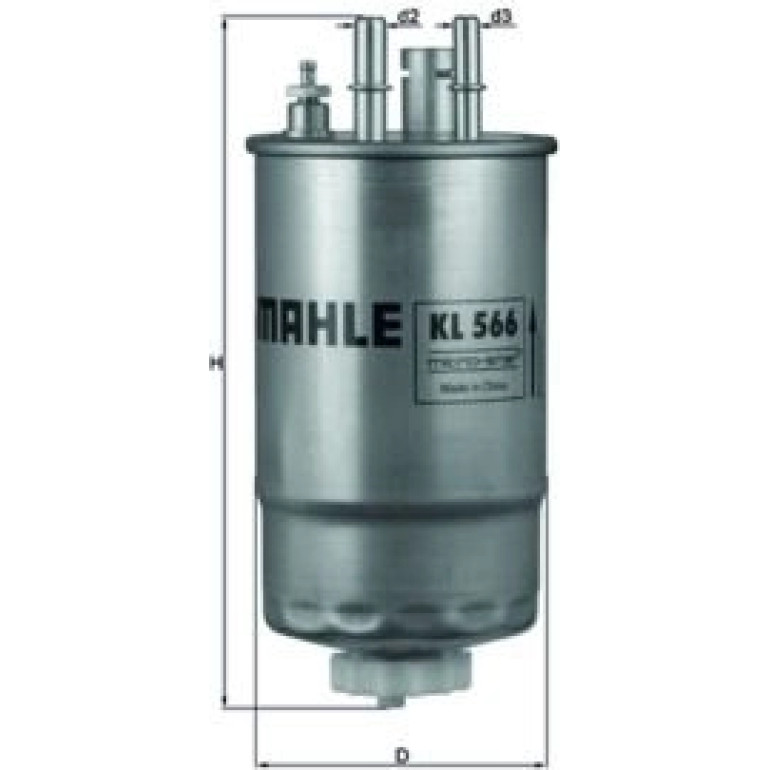 MAHLE Kraftstofffilter KL 566 MAHLE Kraftstofffilter KL 566