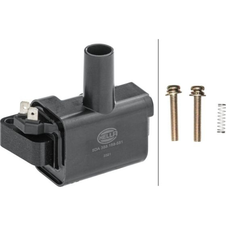 HELLA Zündspule 5DA 358 168-551 HELLA Zündspule 5DA 358 168-551