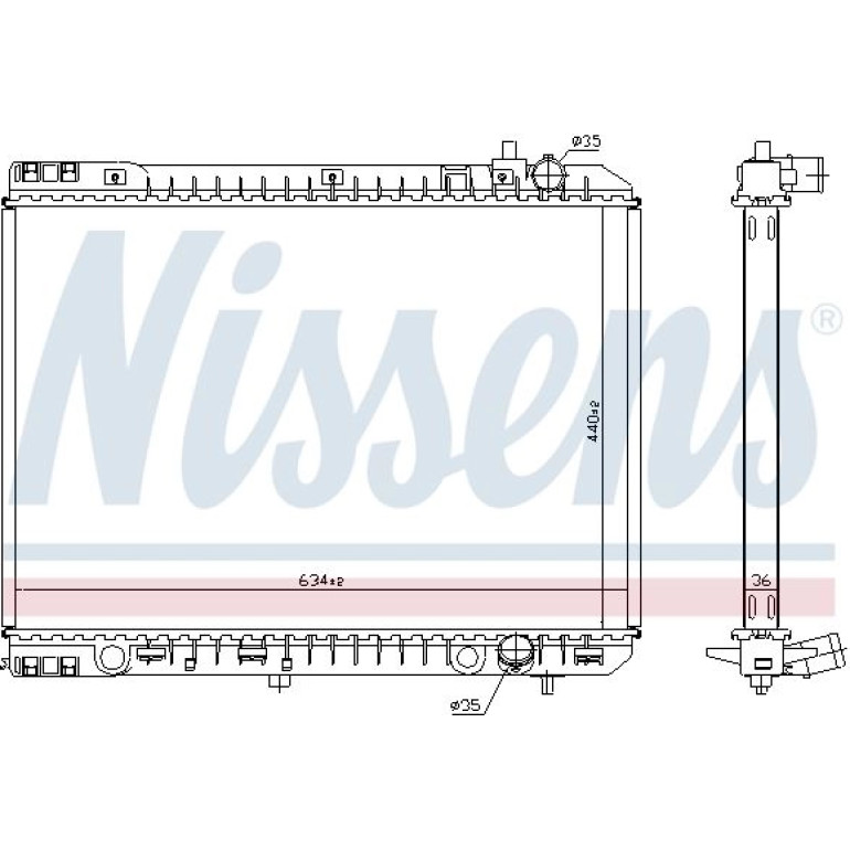 Wasserkühler PKW 666230 Wasserkühler PKW 666230