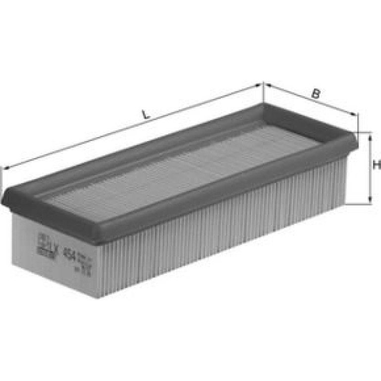 MAHLE Luftfilter LX 454 MAHLE Luftfilter LX 454
