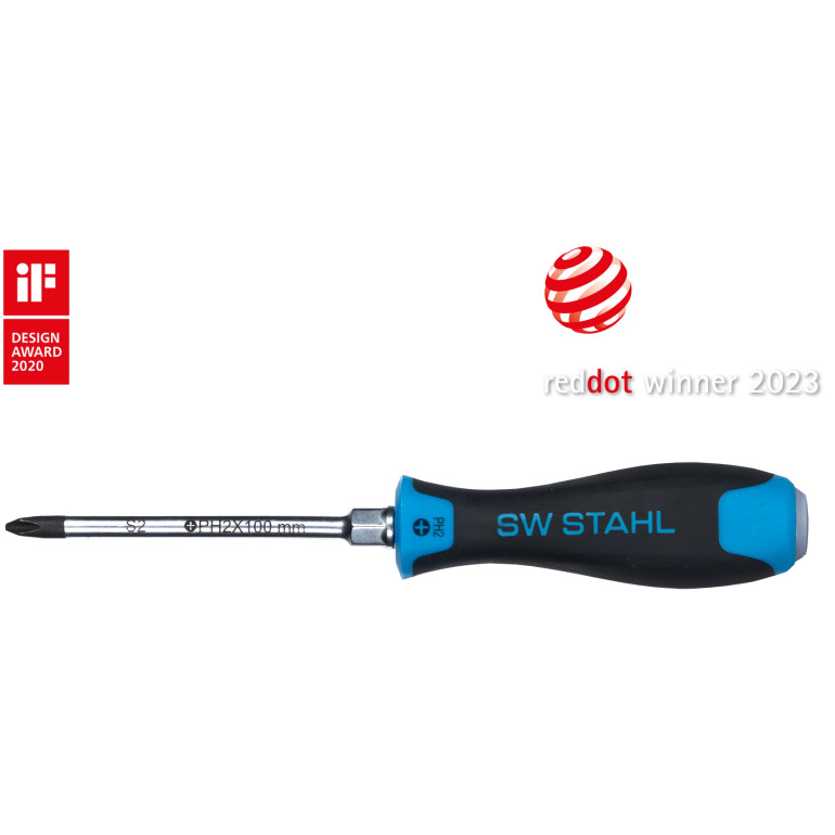 SW-Stahl Schraubendreher, Kreuz, PH2 32792SB