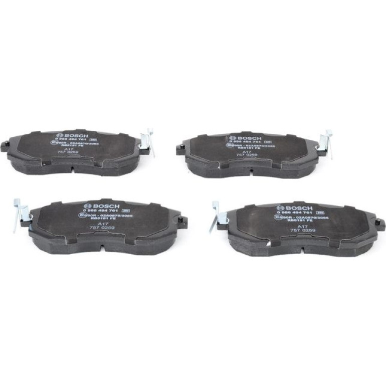 Bremsklötze Premium 0 986 494 761 Bremsklötze Premium 0 986 494 761