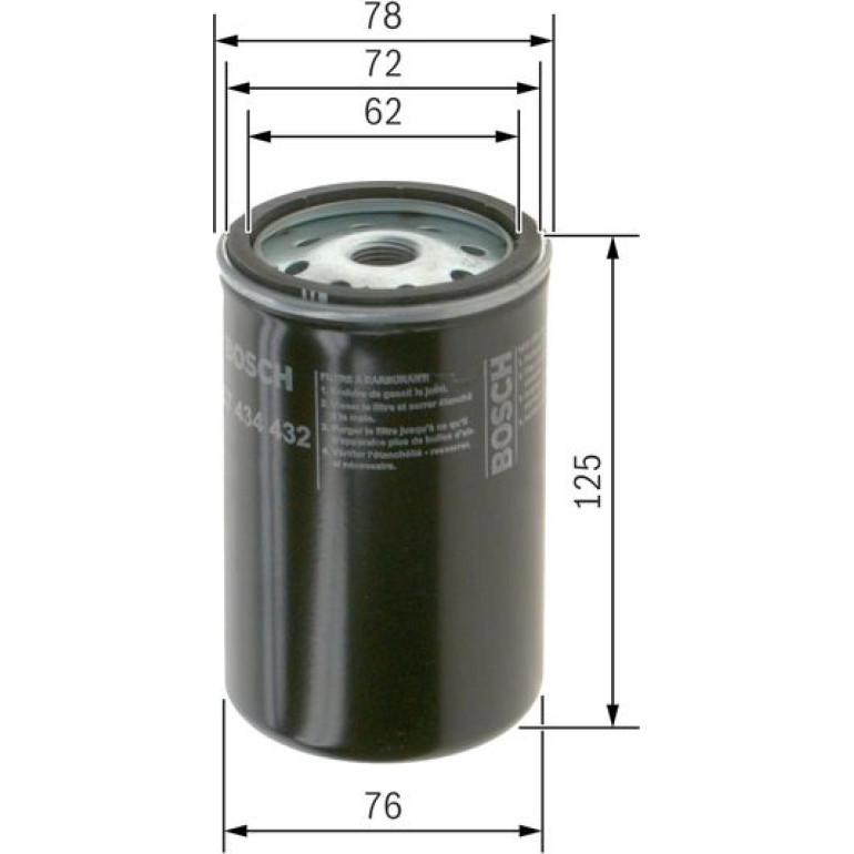Kraftstofffilter 1457434432 Kraftstofffilter 1457434432
