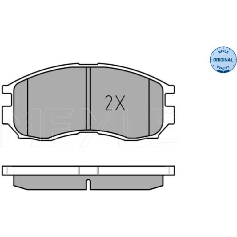 Bremsbelagsatz Mitsubishi P. Colt/Eclipse/Galant 1,8-2,5 V6 87-04 Mit Sensor 025 216 4716/W Bremsbelagsatz Mitsubishi P. Colt/Eclipse/Galant 1,8-2,5 V6 87-04 Mit Sensor 025 216 4716/W