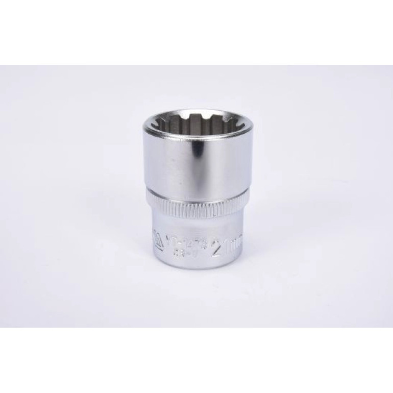 Steckschlüssel Spline 1/2 X 21mm X38mm YT-1473 Steckschlüssel Spline 1/2 X 21mm X38mm YT-1473