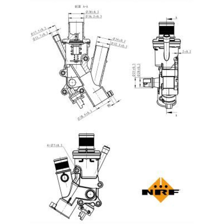 Thermostat, Kühlmittel 725165 Thermostat, Kühlmittel 725165