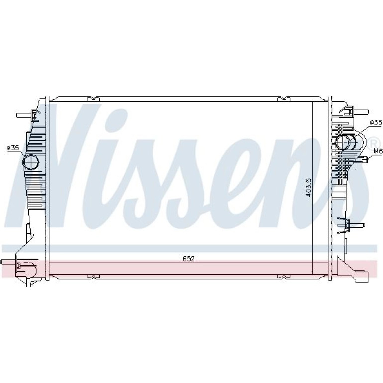 Wasserkühler PKW 637622 Wasserkühler PKW 637622