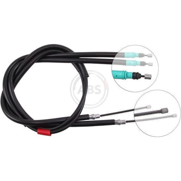 A.B.S. Handbremsseil Seilzug Festellbremse K12256 A.B.S. Handbremsseil Seilzug Festellbremse K12256
